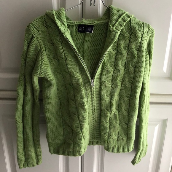 GAP Other - ✅ Vintage Gap Cable knit sweater zipper hoodie